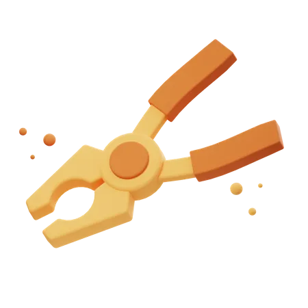 3 D Illustration Render Of Pliers Tool Icon Designs Perfect For DIY Repairs Crafting And Mechanical Themed Projects To Enhance Your Designs 3D Icon