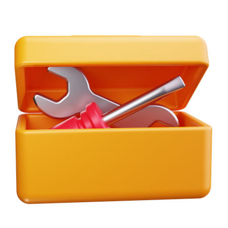 Boîte à outils de plombier  3D Icon