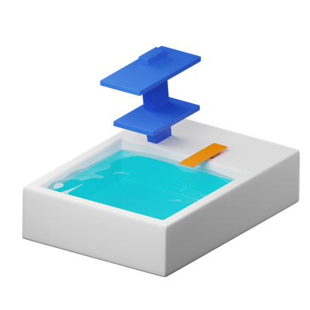 Plongeoir  3D Icon