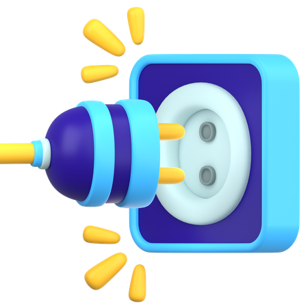 Plug Connector  3D Icon
