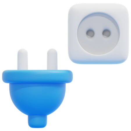 Plug Outlet  3D Icon