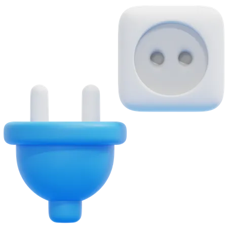 Plug Outlet  3D Icon
