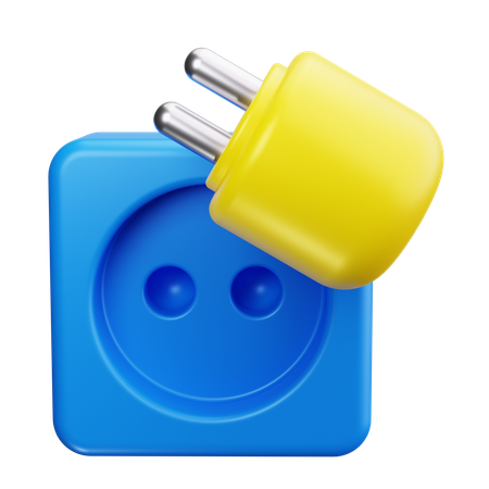 Plug Socket  3D Icon