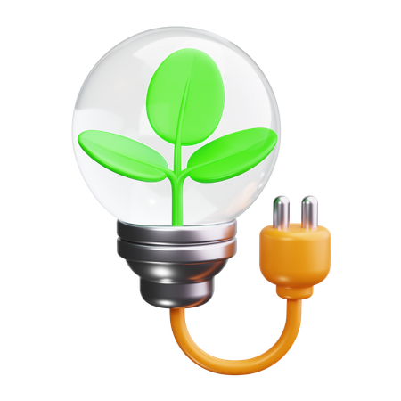 Plug,ecology  3D Icon