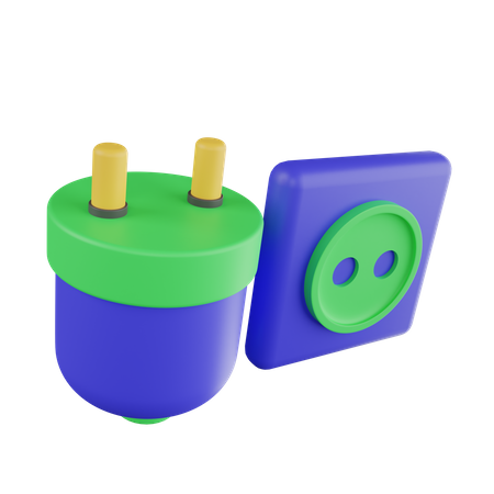 Plugue  3D Icon