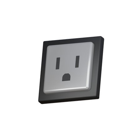 Tomada  3D Icon