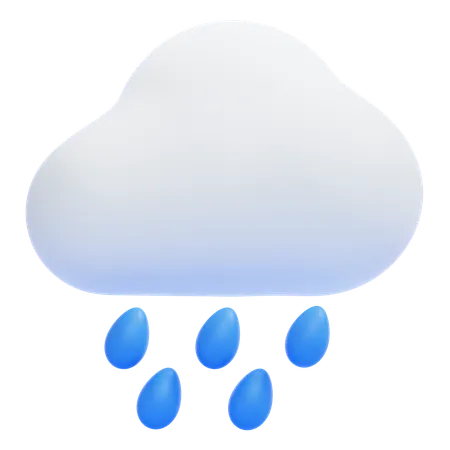 Pluie  3D Icon