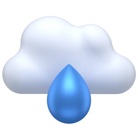 Pluie  3D Icon