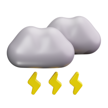 Pluie  3D Icon