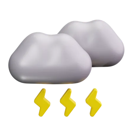 Pluie  3D Icon