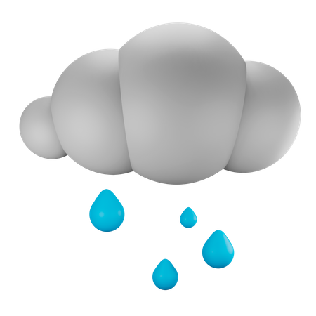 Pluie  3D Icon