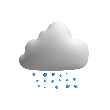 Pluie  3D Icon