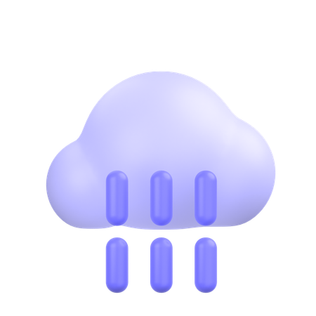 Pluie  3D Icon