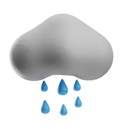 Pluie  3D Icon