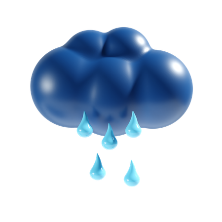 Pluie  3D Icon