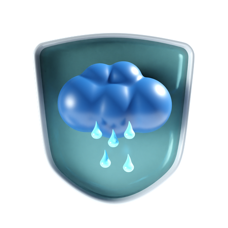 Pluie  3D Icon