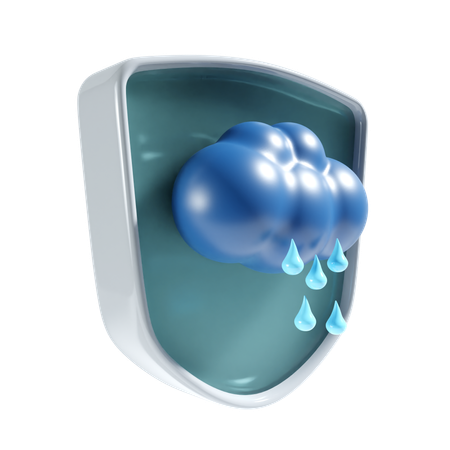 Pluie  3D Icon