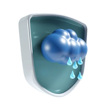 Pluie  3D Icon