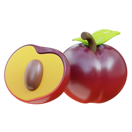 Plum  3D Icon