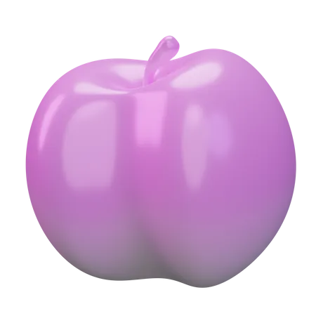 Plum  3D Icon