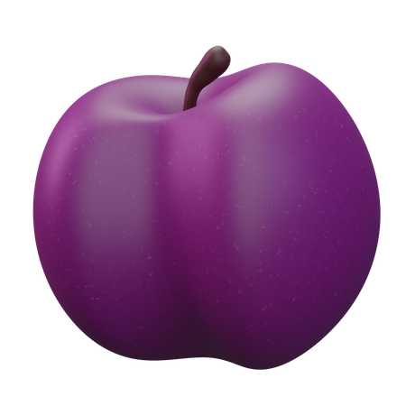 Plum  3D Icon