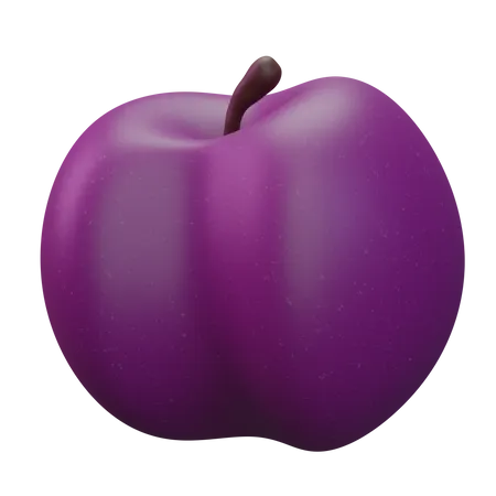 Plum  3D Icon