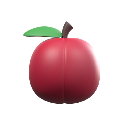 Plum  3D Icon