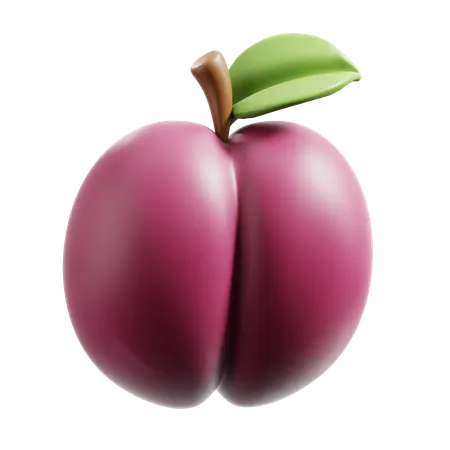 Plum  3D Icon