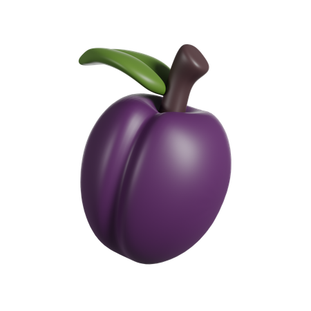 Plum  3D Icon