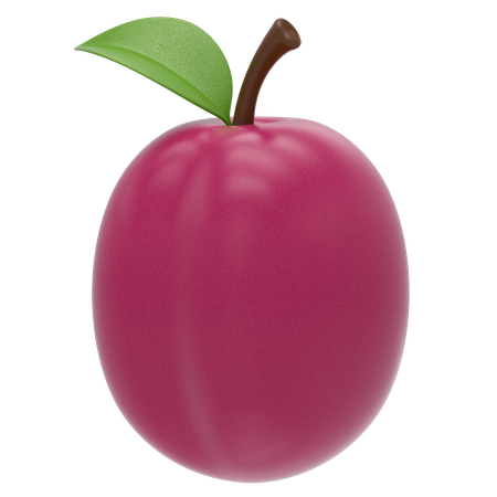 Plum Fruit  3D Icon