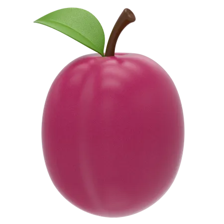 Plum Fruit  3D Icon