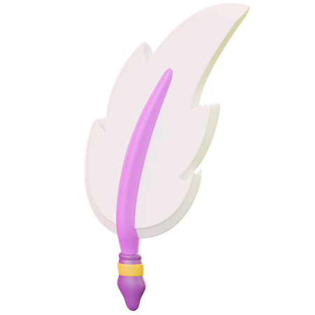 Pluma  3D Icon