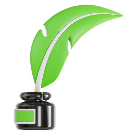 Pluma  3D Icon