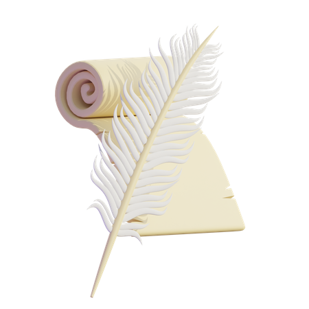 Pluma  3D Icon