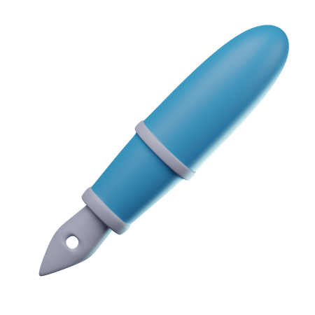 Pluma fuente  3D Icon