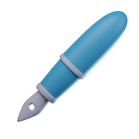 Pluma fuente  3D Icon