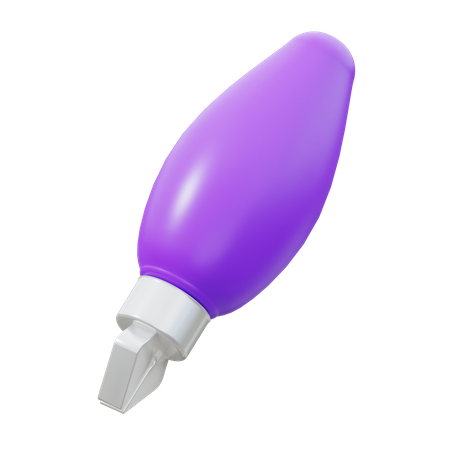 Pluma fuente  3D Icon