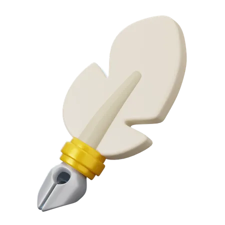 Pluma de pluma  3D Icon