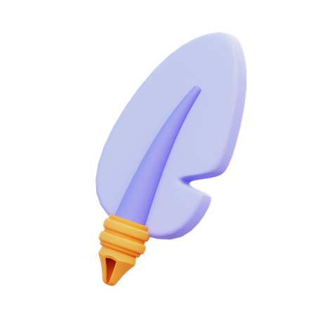 Pluma de pluma  3D Icon