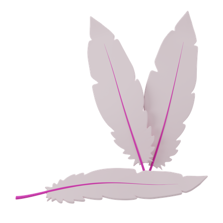 Plumas  3D Icon