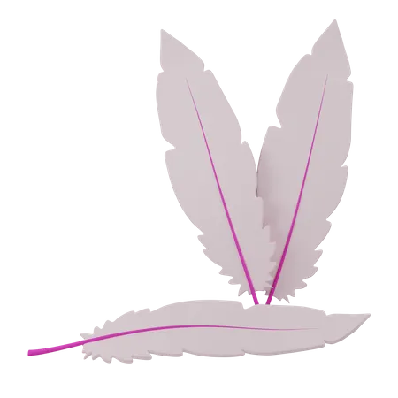 Plumas  3D Icon