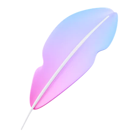 Plumas de colores  3D Icon