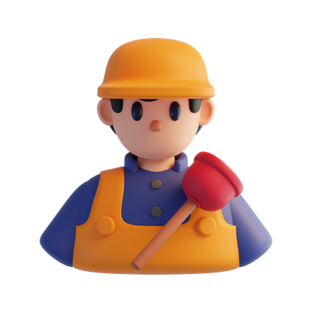 Plumber  3D Icon