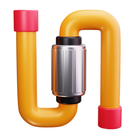 Plumbing Pipe  3D Icon