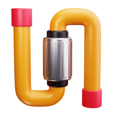 Plumbing Pipe  3D Icon