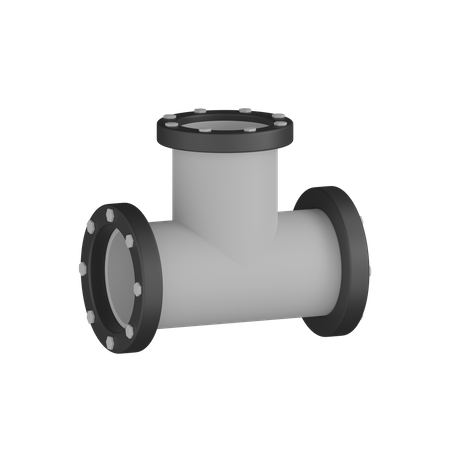 Plumbing Pipe 3D Icon