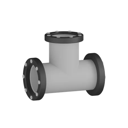 Plumbing Pipe 3D Icon