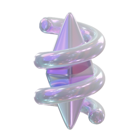 Plumbob Twirl Shape  3D Icon