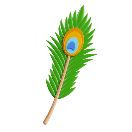 Plume de paon  3D Icon