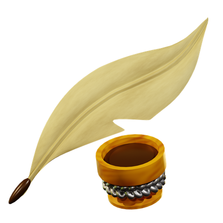 Plume d'oie  3D Icon